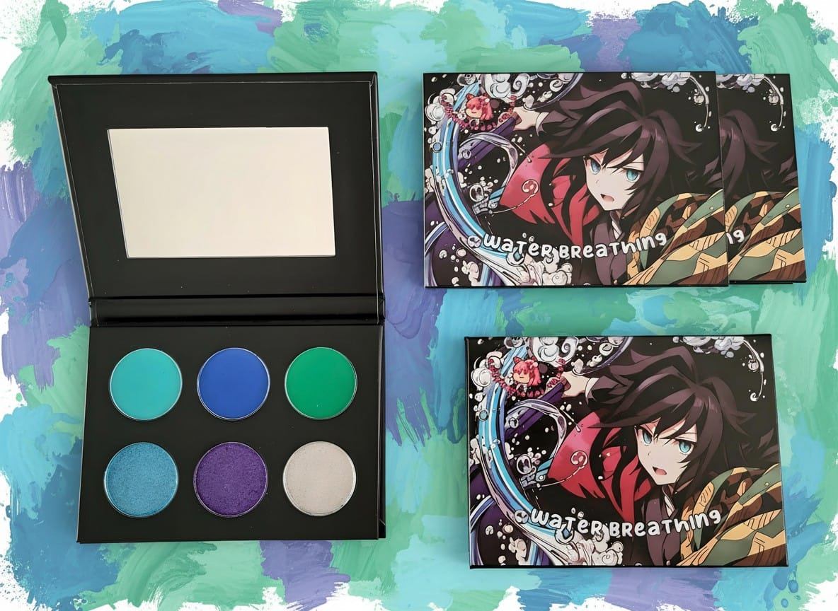 Demon Slayer Giyu Tomioka Water Breathing Eyeshadow Palette