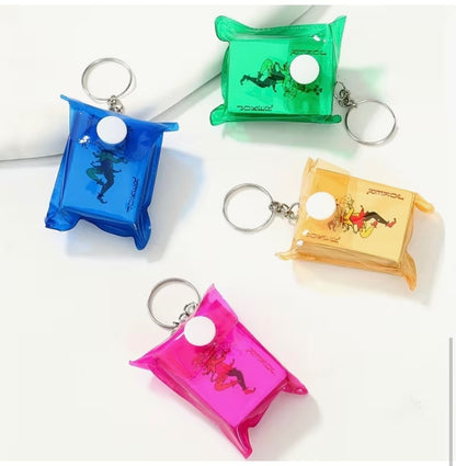 Mini Playing Cards Key Chain Pot Luck
