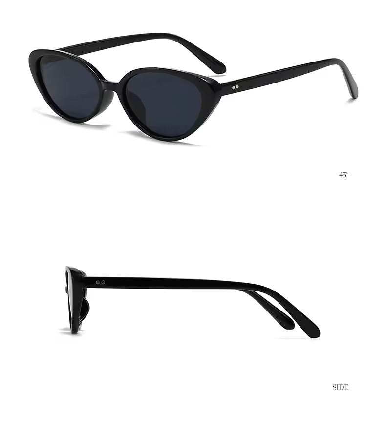 Mini Cat Eye Sunglasses Black 