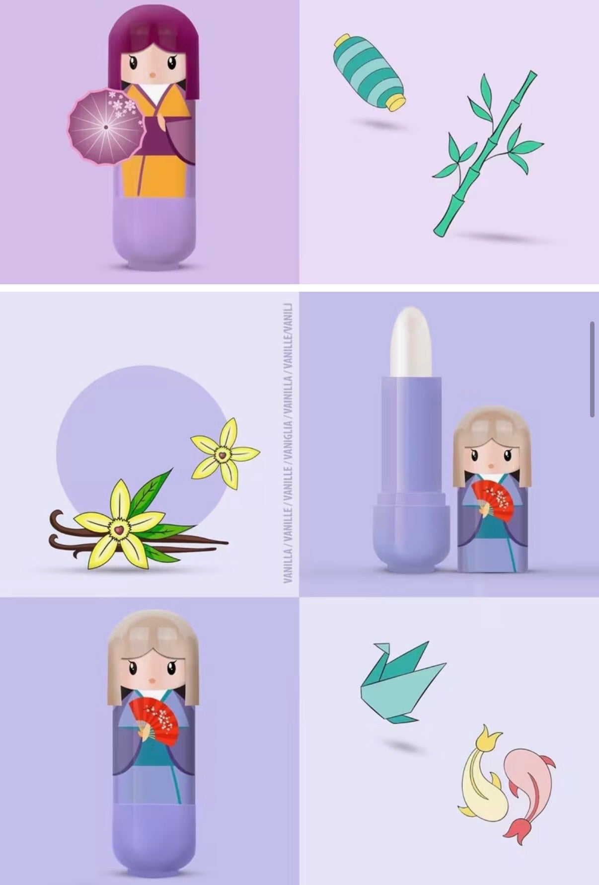 Kimono DOLLY PLANT BASED SQUALOANE LIP BALM