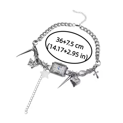 Silver Watch Necklace