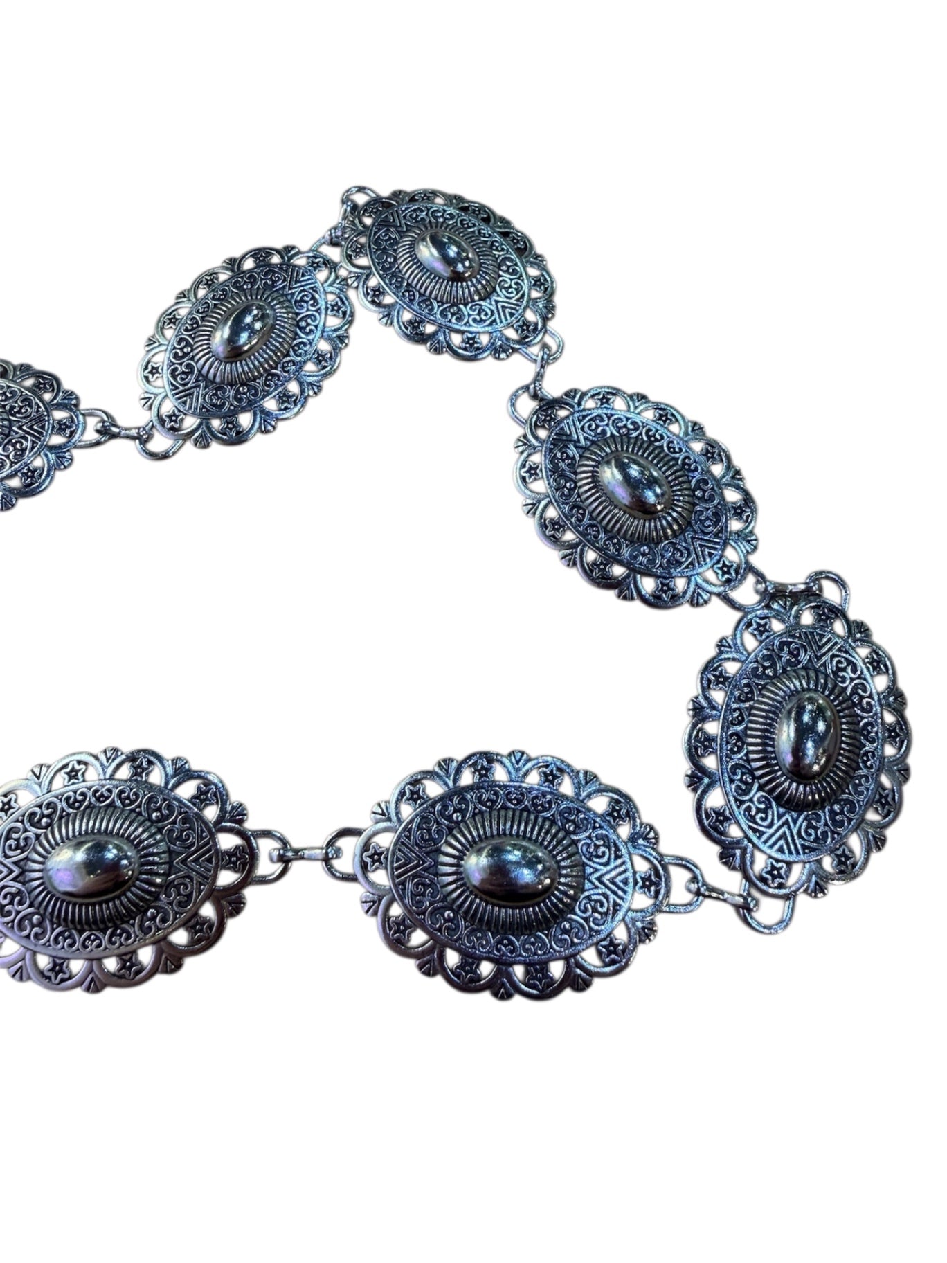 Silver Relic Chain Belt