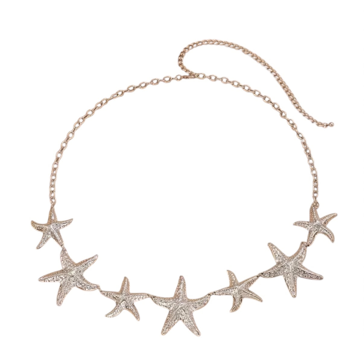 Silver Starfish Chain Belt