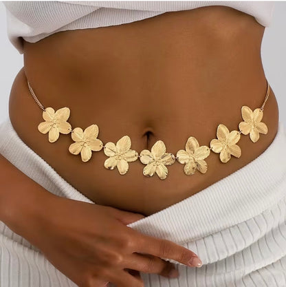 Silver Daisy Chain Belt