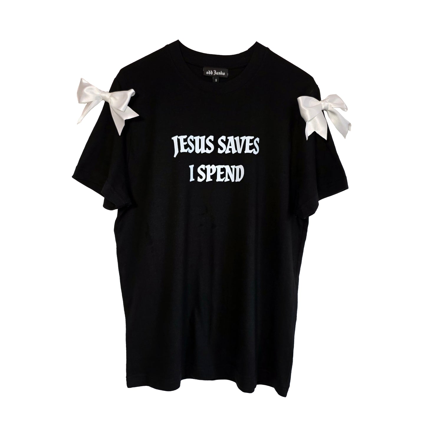 'Jesus saves' T-shirt size S