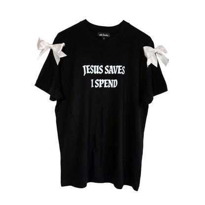 'Jesus saves' T-shirt size S
