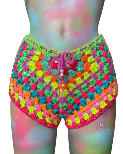 Rainbow Paradise shorts XS/S THE MAGIC LABEL