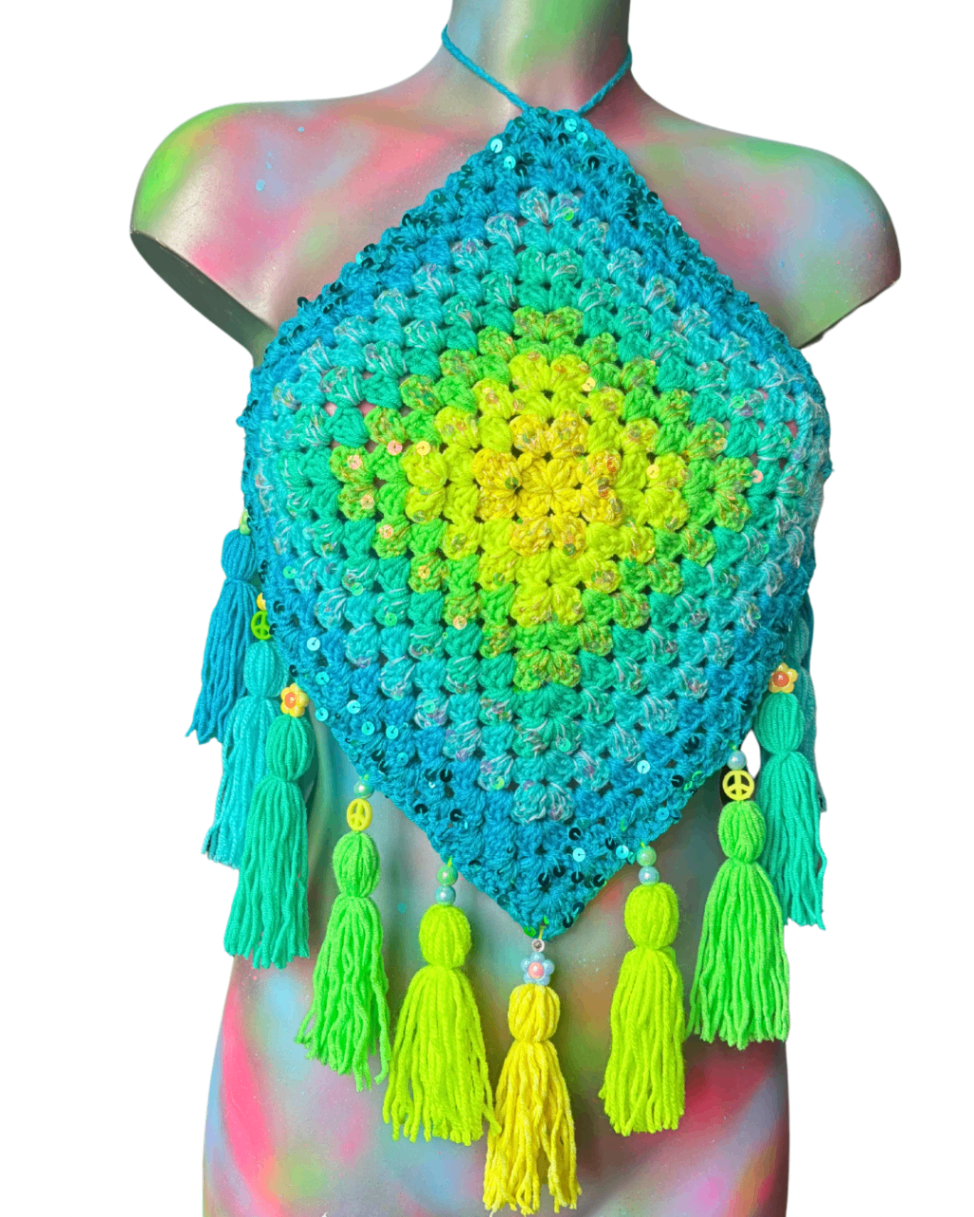 Ocean Paradise top (M) THE MAGIC LABEL