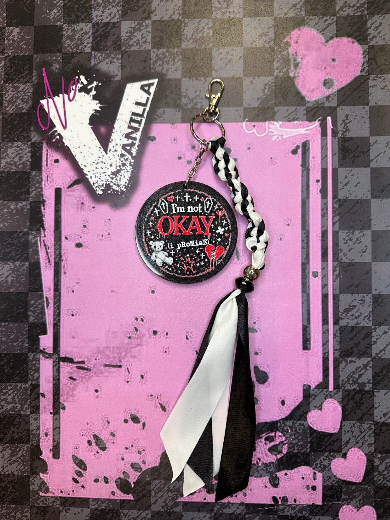 Bag Charm - Im not Okay