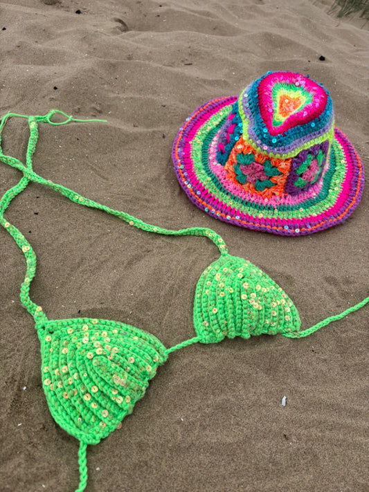 Crochet bikini top (S) THE MAGIC LABEL