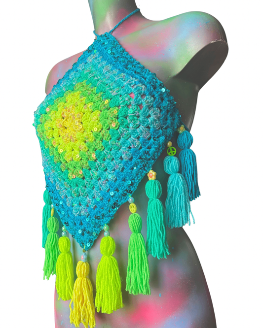 Ocean Paradise top (M) THE MAGIC LABEL