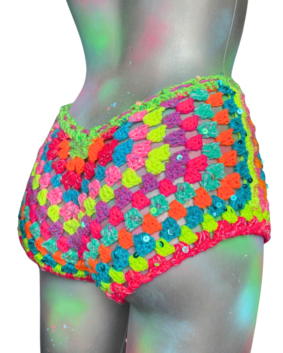 Rainbow Paradise shorts XS/S THE MAGIC LABEL