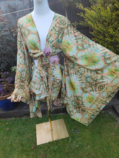 Pefkos co ord set top and sarong scarf 