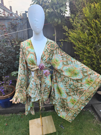 Pefkos co ord set top and sarong scarf 