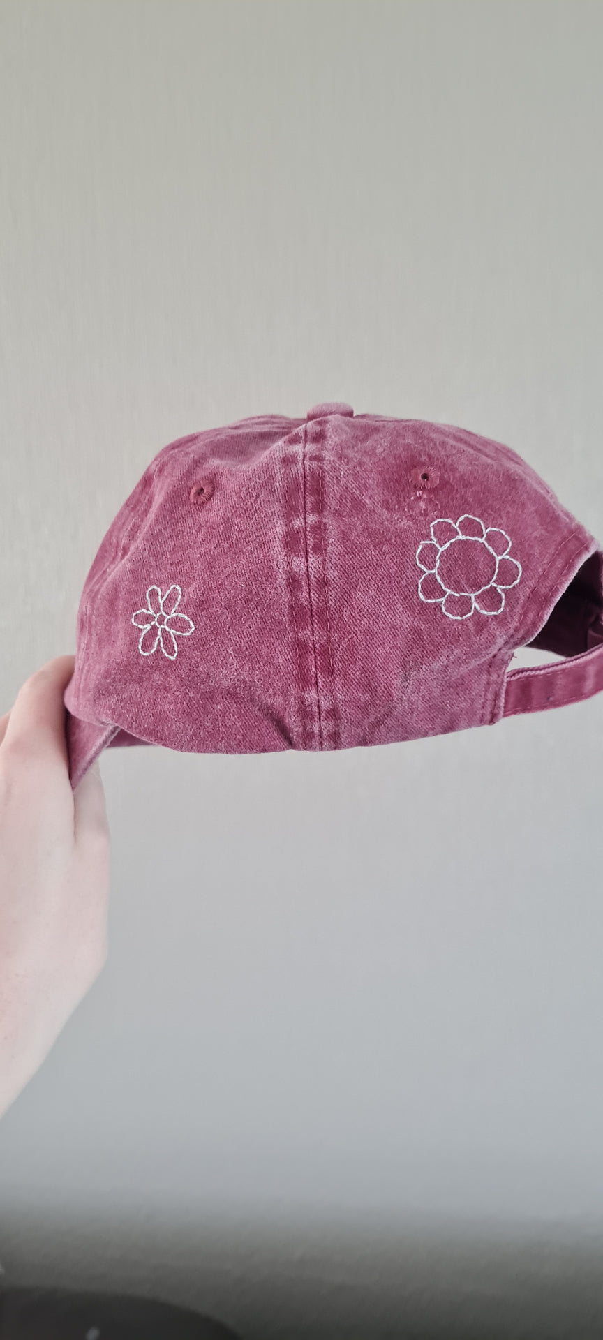 Floral Design Red Cap