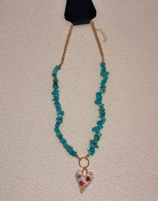 Turquoise heart 
