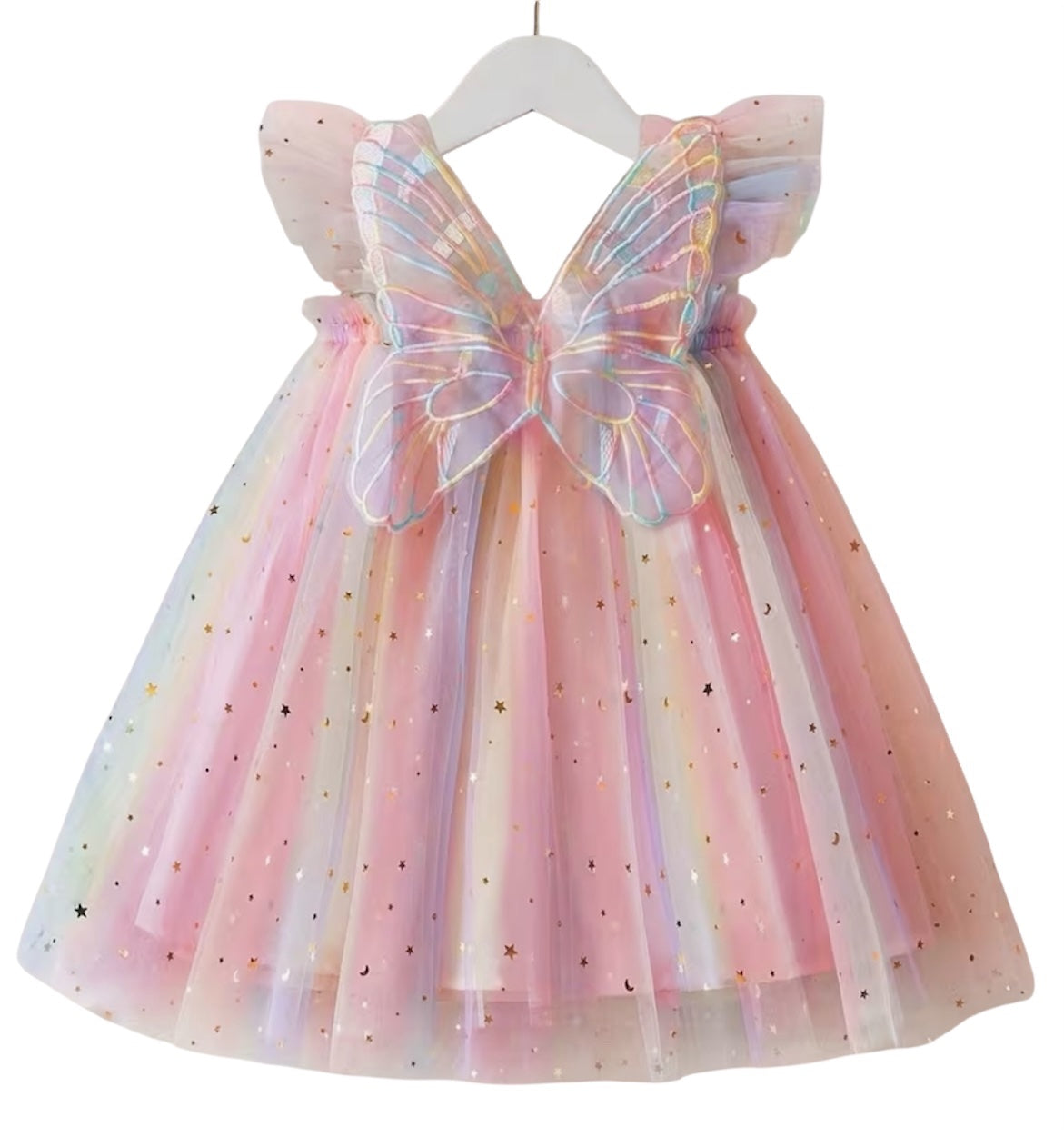 3yrs Multicoloured Winged Dress