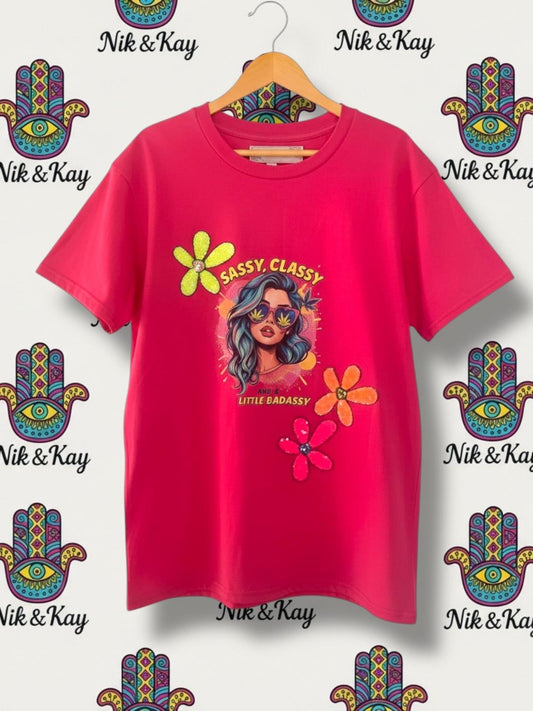 Pink Sassy T shirt 