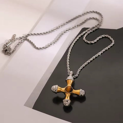 ✨ Warrior Tiger’s Eye Protection Cross