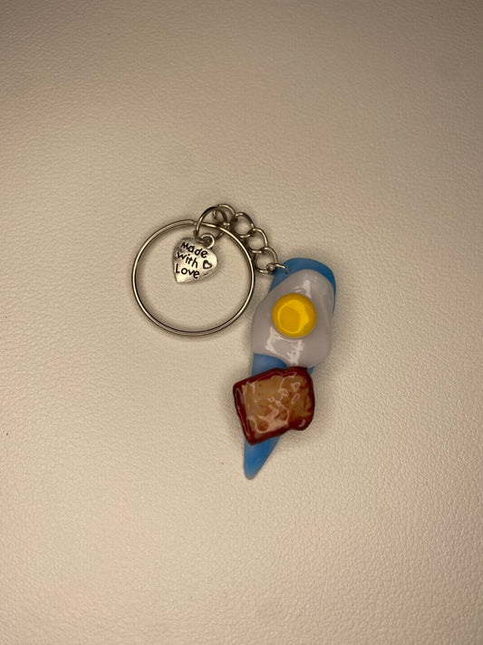 Egg & Toast KeyChain