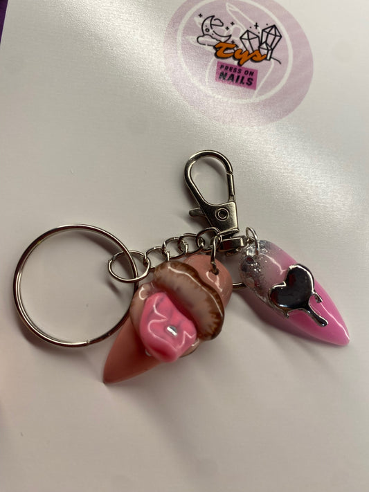 Handmade 3D Mouth KeyChain