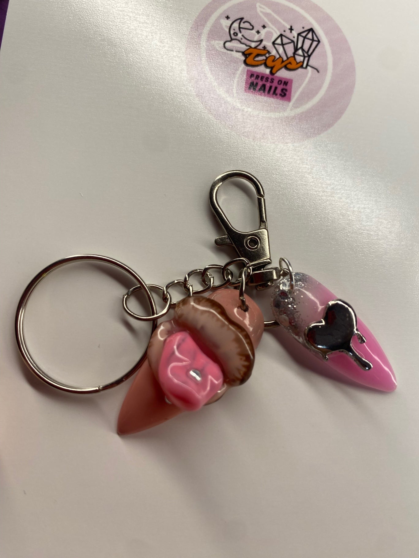 Handmade 3D Mouth KeyChain