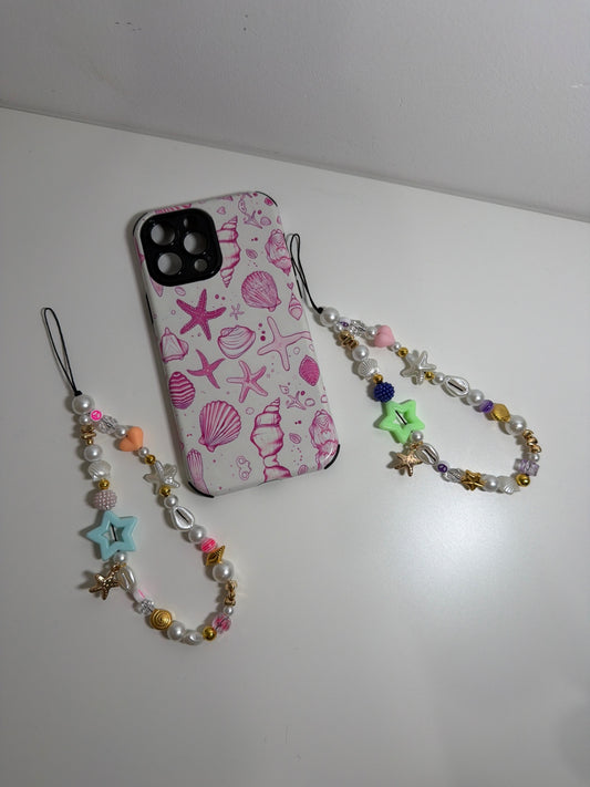 Ocean candy phone charm - gold
