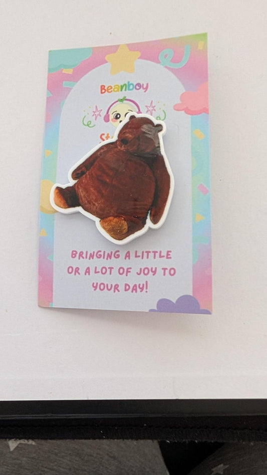 Brown Bear Pin Badge