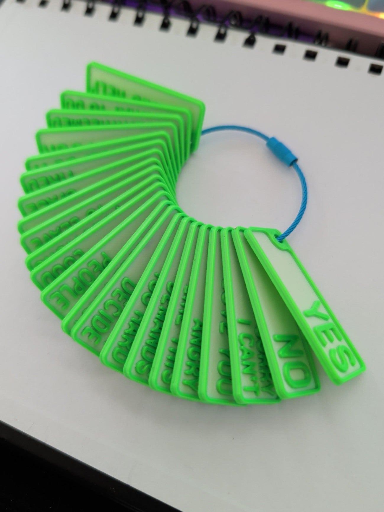Talk tags Communication Keychain