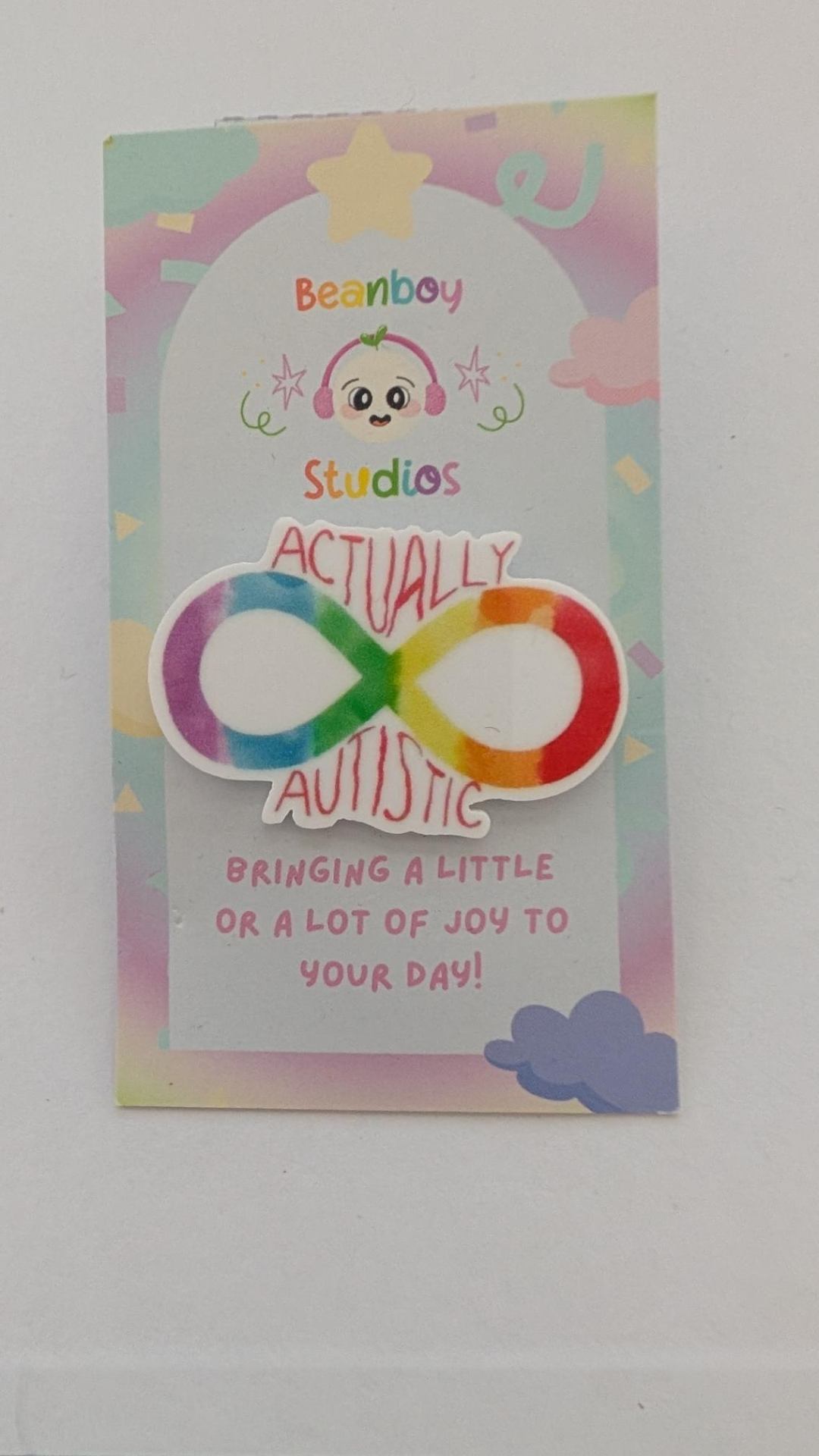 Actually Autistic Pin Badge