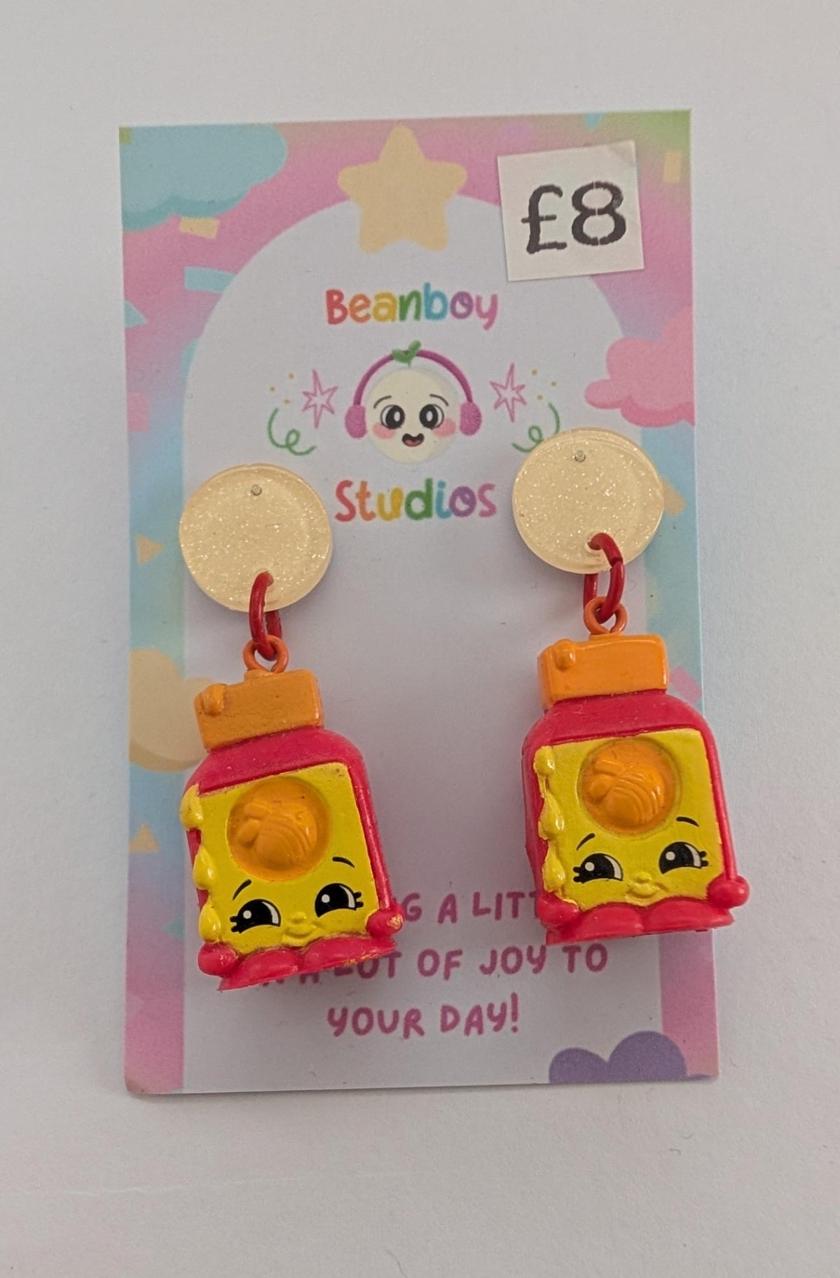 Red Sauce Shopkin's Earrings