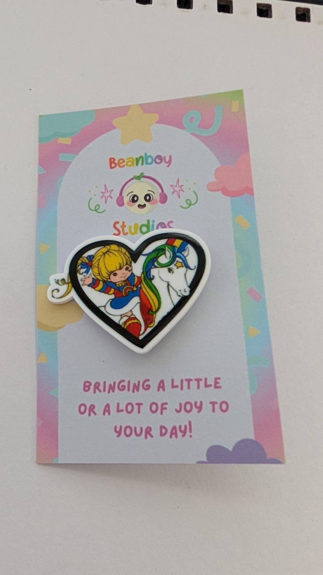 Rainbow Girl Pin Badge