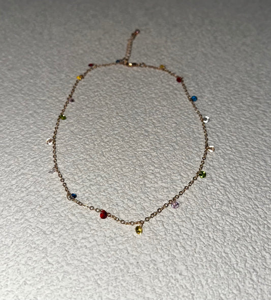 Rhinestone necklace 