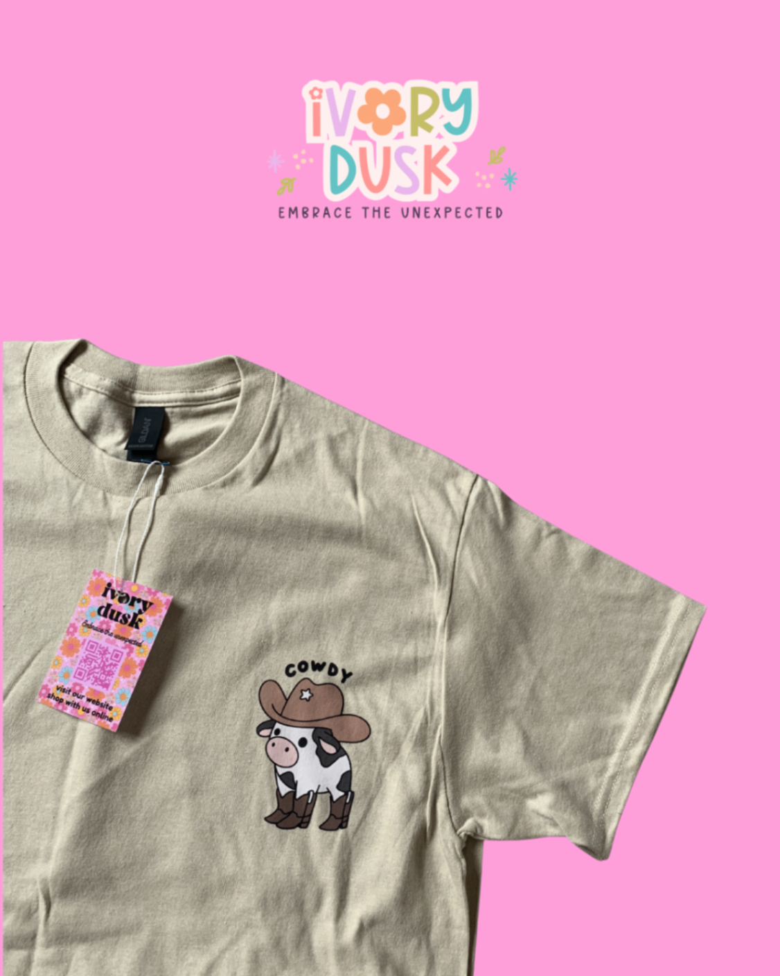 Cowdy tshirt size XL