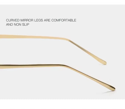 Viper Cat Eye Sunglasses Champagne