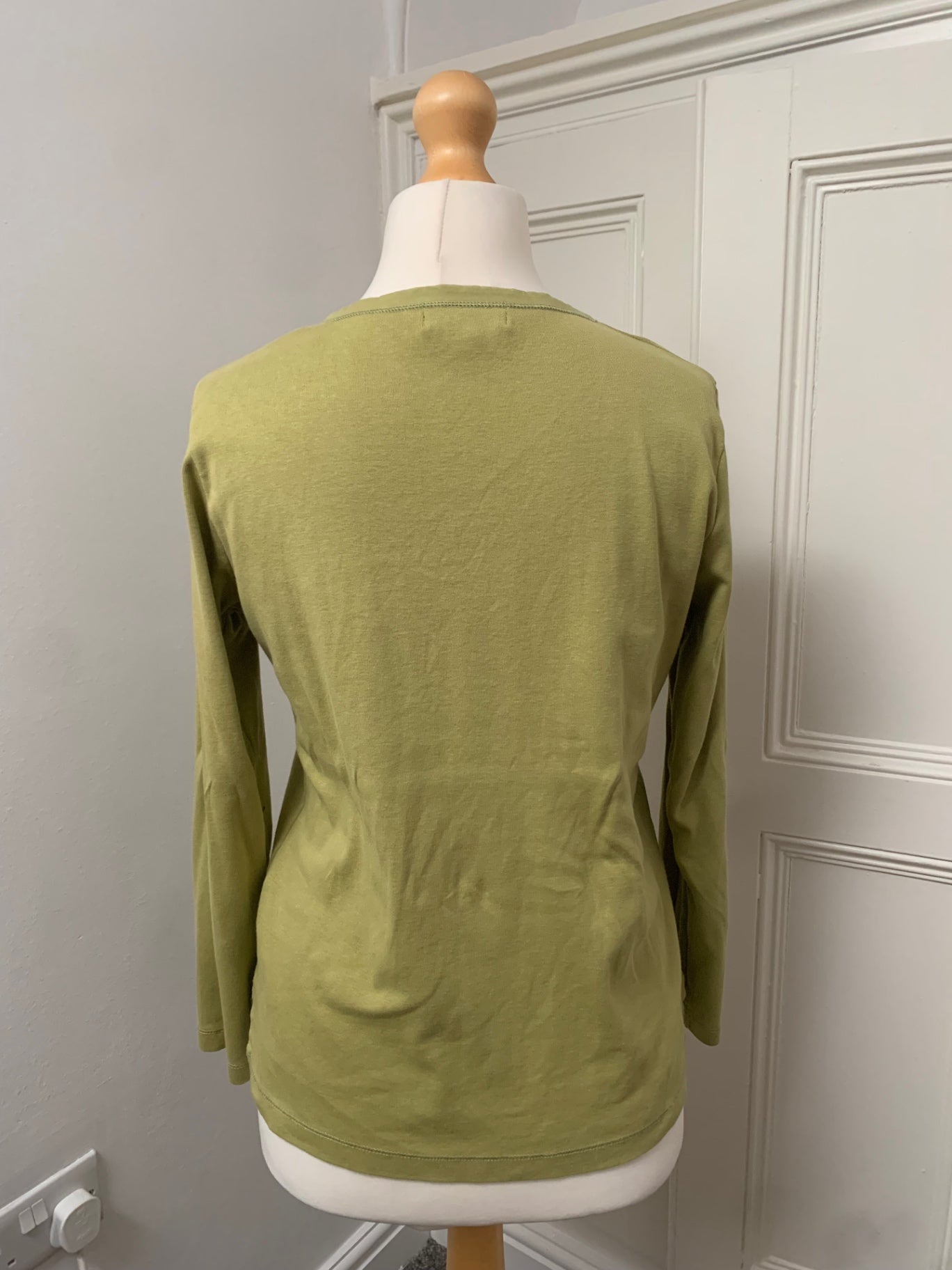 vintage 100% cotton green top