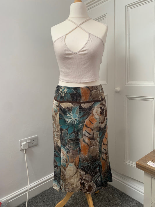 colourful pattern skirt by c&a 