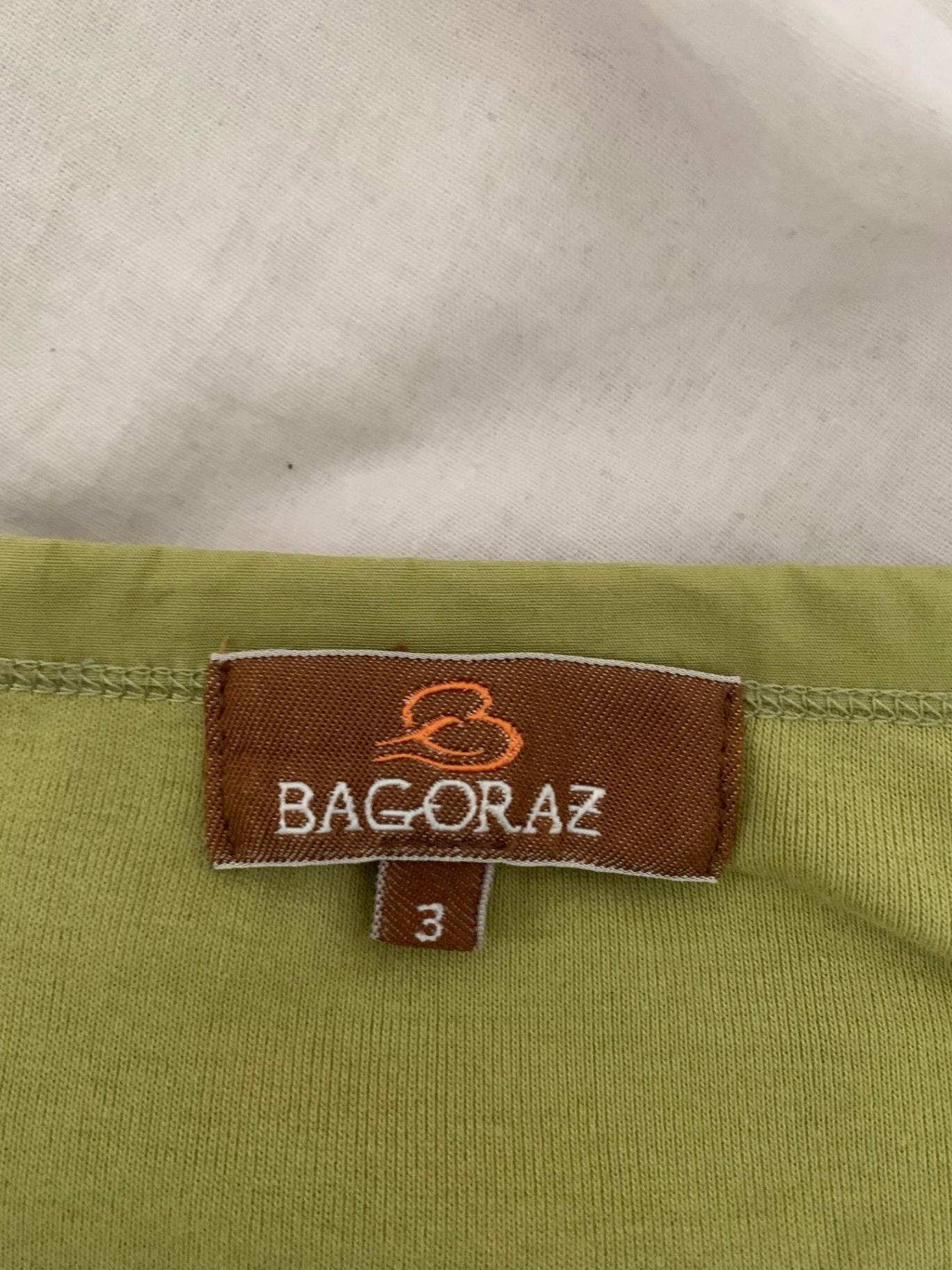 vintage 100% cotton green top