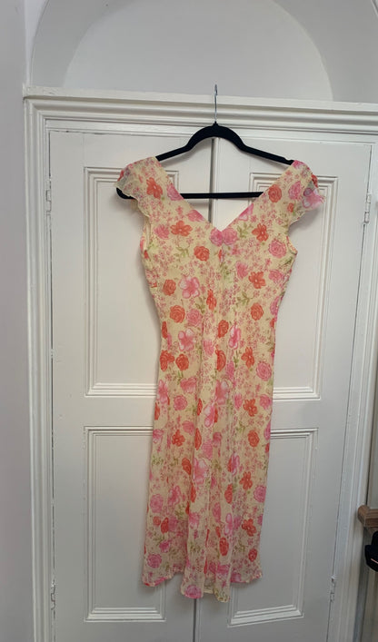 yellow floral dress