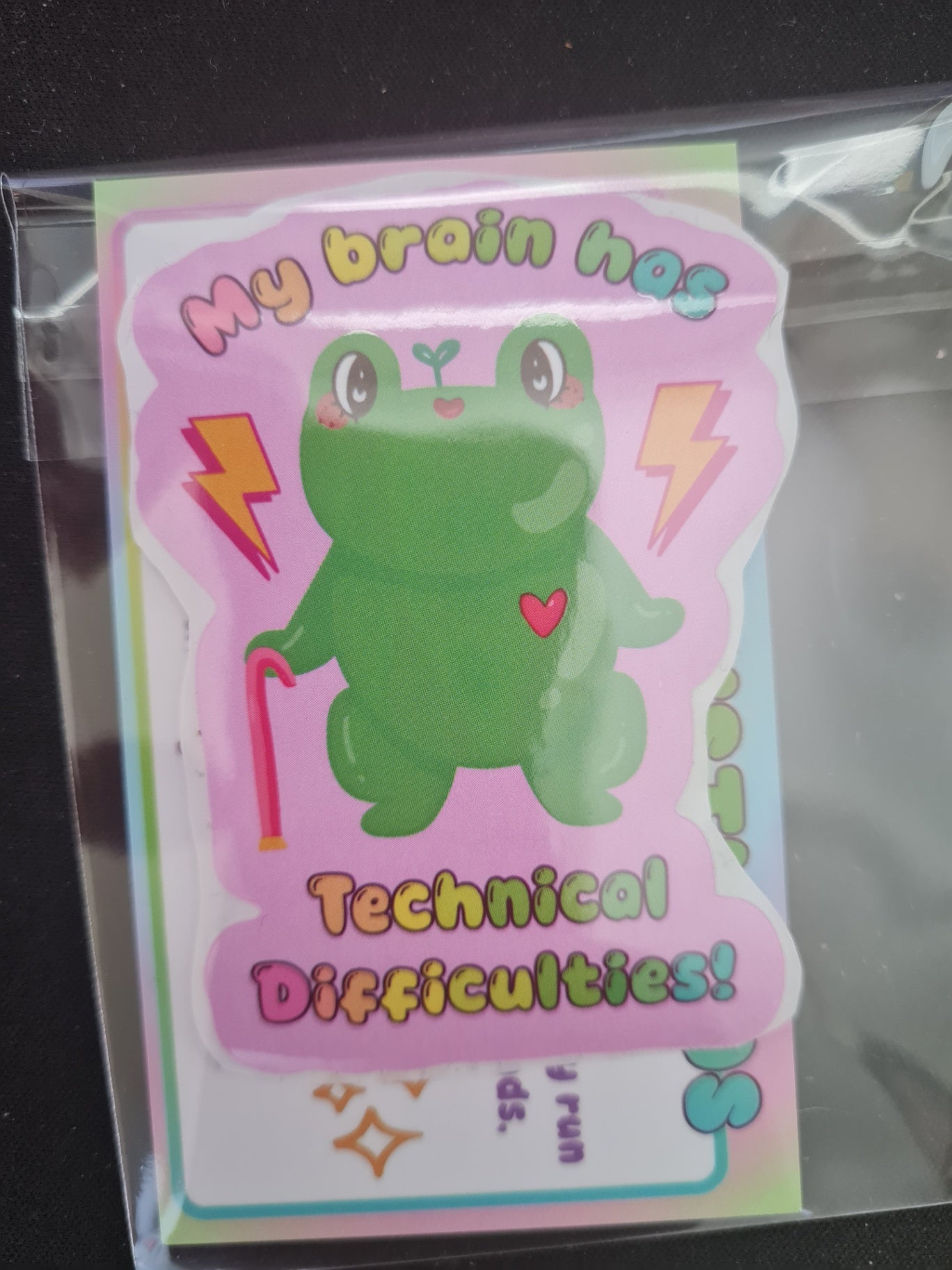 Flop The Frog Sticker