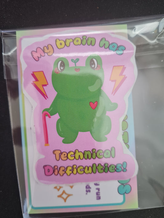 Flop The Frog Sticker