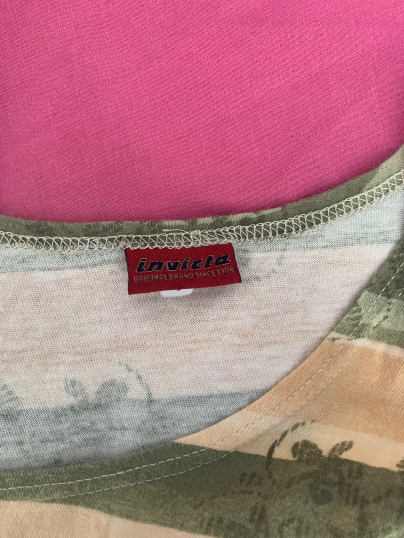 100% cotton vintage invicta top