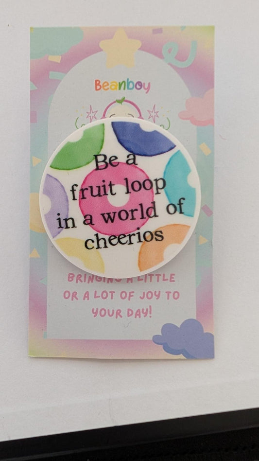Fruit Loop Pin Badge