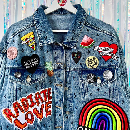 the ‘Brave Spirit’ denim jacket 