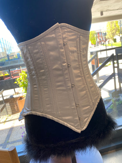 Silver/grey under bust corset