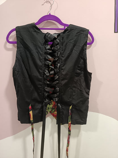 Fruit coded corset waistcoat 
