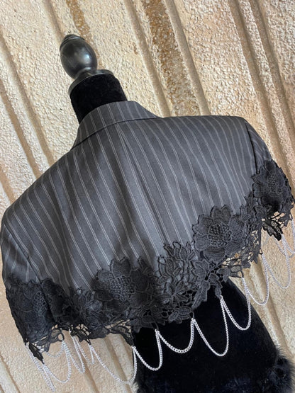 Blazer Cape (Chains & Rose)