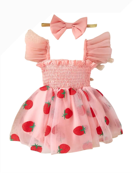 12-18m Strawberry Romper