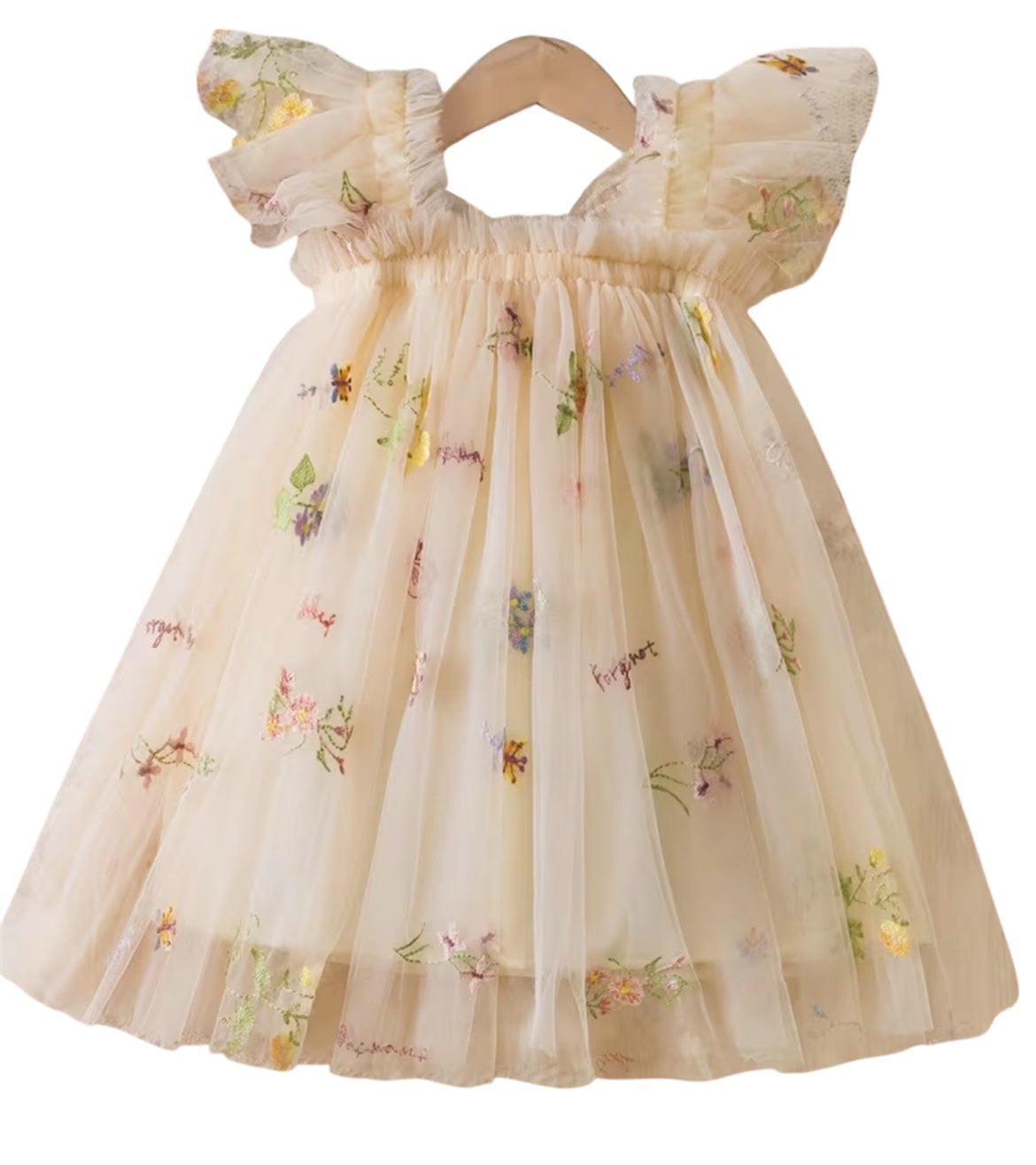 1/2yrs Cream Forget Me Knot Dress