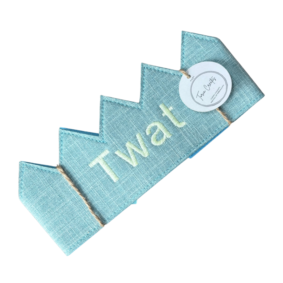 Twat Adult Fabric Crown